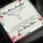 Lurve™ Thanks My Bonus Daughter, Love Bonus Mom Sweetest Heart Necklace