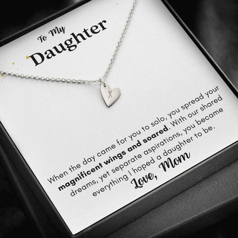 Lurve™ Daughter - Magnificient Wings And Soared Sweetest Heart Necklace