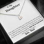 Lurve™ Daughter - Keep Me In Your Heart Sweetest Heart Necklace