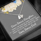 Lurve™ Thanks My Bonus Daughter, Love Bonus Dad Sweetest Heart Necklace