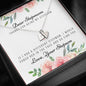 Lurve™ Thanks My Stepmom, Love Stepson Sweetest Heart Necklace