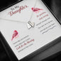 Lurve™ To My Daughter - Some Days Are Better Sweetest Hearts Necklace