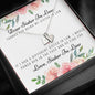 Lurve™ Thanks My Sister In Law, Love Sister In Law Sweetest Heart Necklace