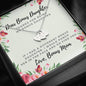 Lurve™ Thanks My Bonus Daughter, Love Bonus Mom Sweetest Heart Necklace
