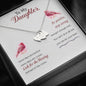 Lurve™ To My Daughter - Some Days Are Better Sweetest Hearts Necklace