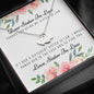 Lurve™ Thanks My Sister In Law, Love Sister In Law Sweetest Heart Necklace