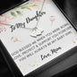 Lurve™ To My Daughter - God Blessed Me Sweetest Hearts Necklace