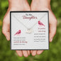 Lurve™ To My Daughter - Some Days Are Better Sweetest Hearts Necklace