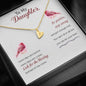 Lurve™ To My Daughter - Some Days Are Better Sweetest Hearts Necklace