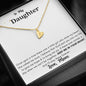 Lurve™ Daughter - Keep Me In Your Heart Sweetest Heart Necklace