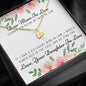 Lurve™ Thanks My Mom In Law, Love Daughter In Law Sweetest Heart Necklace