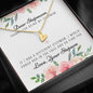 Lurve™ Thanks My Stepmom, Love Stepson Sweetest Heart Necklace