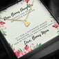 Lurve™ Thanks My Bonus Daughter, Love Bonus Mom Sweetest Heart Necklace