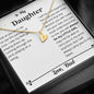 Lurve™ Daughter - Always Be My Little Girl Sweetest Heart Necklace
