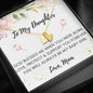 Lurve™ To My Daughter - God Blessed Me Sweetest Hearts Necklace