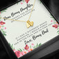 Lurve™ Thanks My Bonus Daughter, Love Bonus Dad Sweetest Heart Necklace