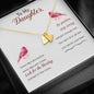Lurve™ To My Daughter - Some Days Are Better Sweetest Hearts Necklace
