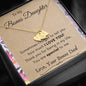 Lurve™ Bonus Daughter - You Are Special To Me Sweetest Heart Necklace