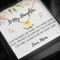 Lurve™ To My Daughter - God Blessed Me Sweetest Hearts Necklace
