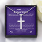 Bonus Sister - Everything, Amazing, Wnderful Cross Necklace