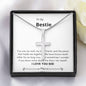 Bestie - Rock, Piece, Holds Together Cross Necklace