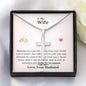 Lurve™ Wife - Smile for No Reason Cross Necklace