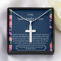 Future Mother In Law - Stole My Heart Cross Necklace