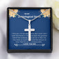 Unbiological Sister - Greatest Friend, Unmeasureable Cross Necklace