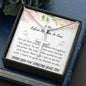Future Mother In Law - Mean The World Cross Necklace