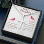 Lurve™ To My Daughter-Some Days Are Better Cross Necklace