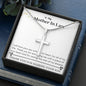 Mother In Law - A Piece of Your Heart Cross Necklace