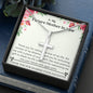 Future Mother In Law - Raising Love of My Life Cross Necklace