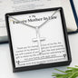 Future Mother In Law - Raising Love of My Life Cross Necklace