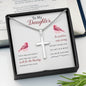 Lurve™ To My Daughter-Some Days Are Better Cross Necklace