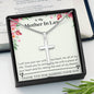 Mother In Law - A Piece of Your Heart Cross Necklace