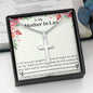 Mother In Law - A Piece of Your Heart Cross Necklace