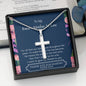 Future Mother In Law - Mean The World Cross Necklace