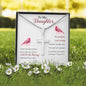 Lurve™ To My Daughter-Some Days Are Better Cross Necklace