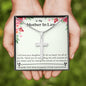 Mother In Law - A Piece of Your Heart Cross Necklace