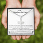 Mother In Law - My Bonus Mom Cross Necklace