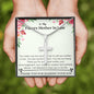 Future Mother In Law - My Bonus Mom Cross Necklace
