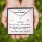 Lurve™ Future Wife - Most Beautiful Thing Cross Necklace