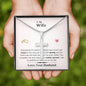 Lurve™ Wife - Mean, Giving, Better Person Cross Necklace