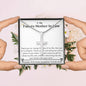 Future Mother In Law - Raising Love of My Life Cross Necklace