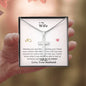 Lurve™ Wife - Smile for No Reason Cross Necklace