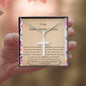 Future Mother In Law - First Breath Cross Necklace