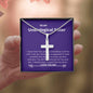 Unbiological Sister - Precious Friendship Cross Necklace