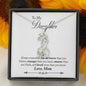 Lurve™ To Daughter - You Are Braver Giraffe Necklace