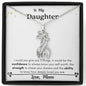 Lurve™ Daughter - Confidence, Strength, Ability Giraffe Necklace
