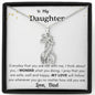 Lurve™ Daughter - Wonder, My Love Giraffe Necklace